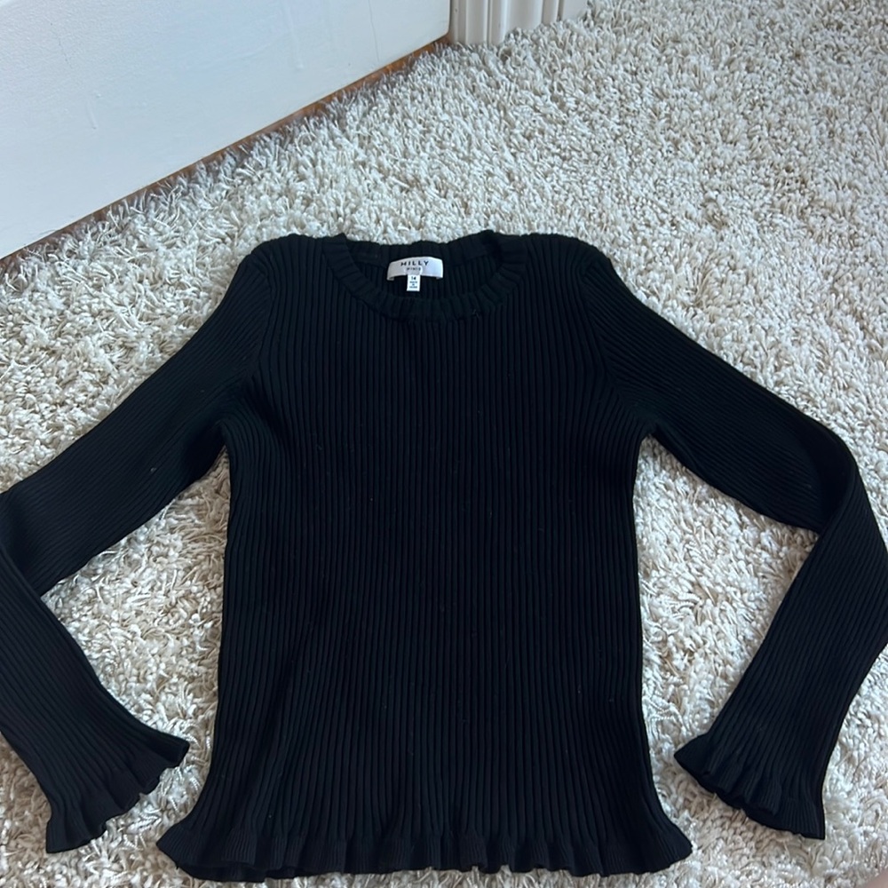 Black Milly Minis Sweater, Girls Size 14
